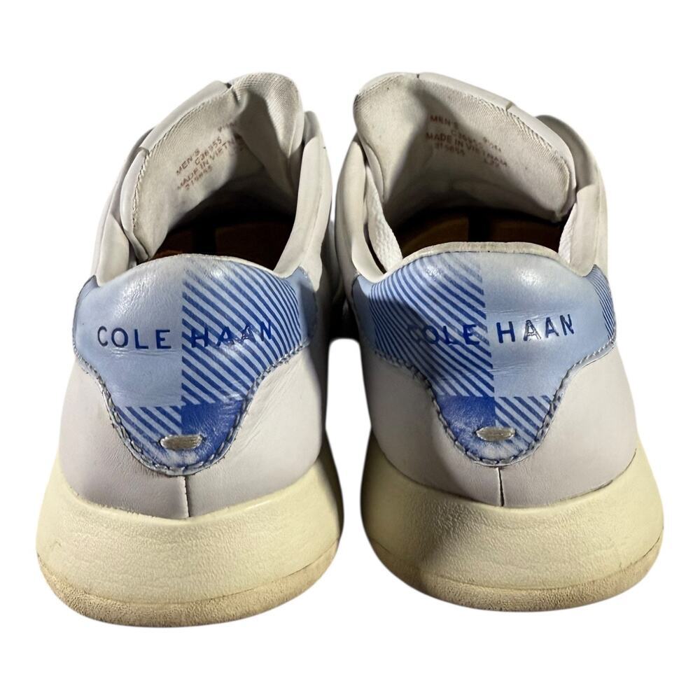 Cole Haan GrandPro Tennis Sneakers White Lace Up Low Top C22584 Men’s Size 9.5 M - Picture 5 of 8